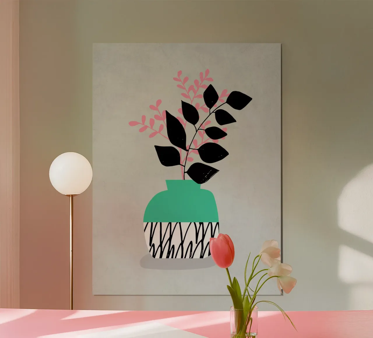 Vaso Natura morta poster da Kim Hubball Studio