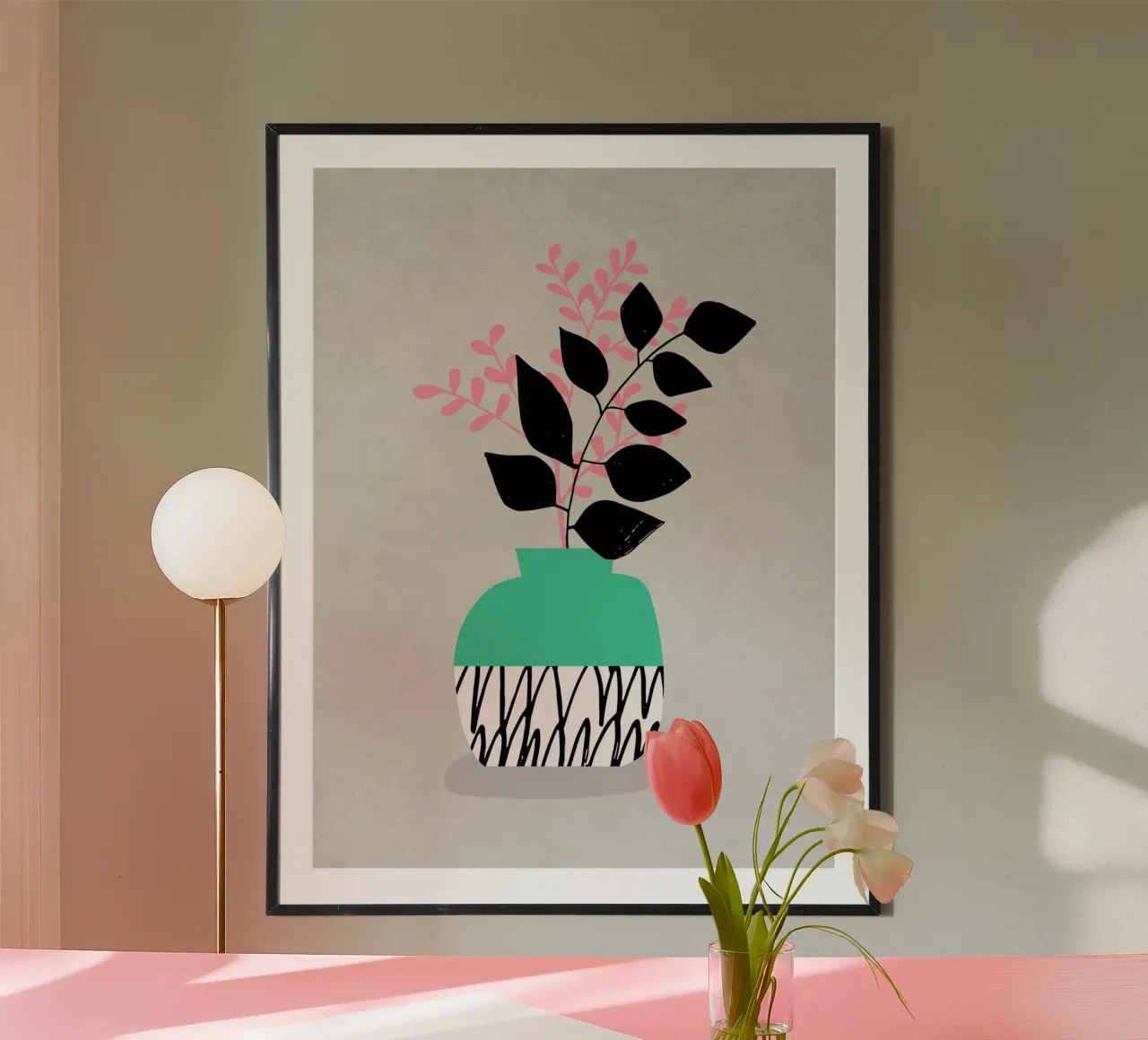 Vaso Natura morta poster da Kim Hubball Studio