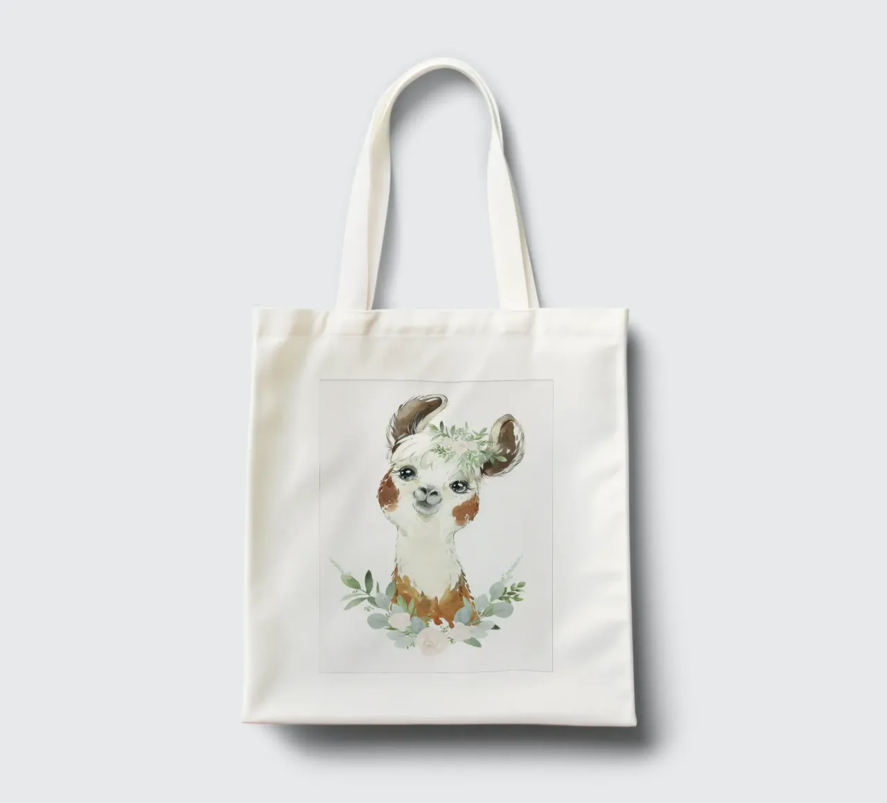 lama floreale borsa in juta da Panait Ivascu