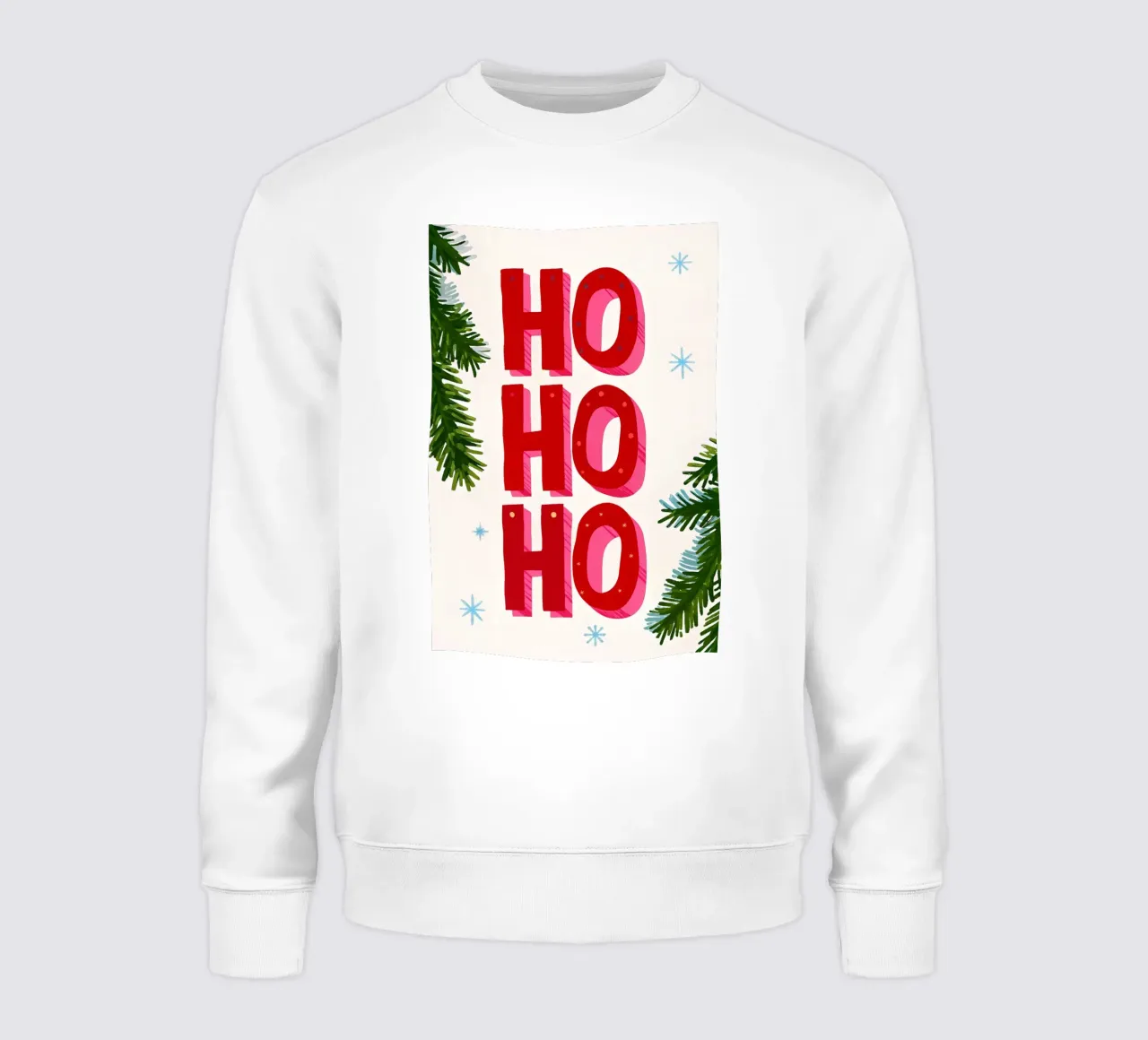 Feliz Navidad - Typo Print sudadera de ChristmasMooodz