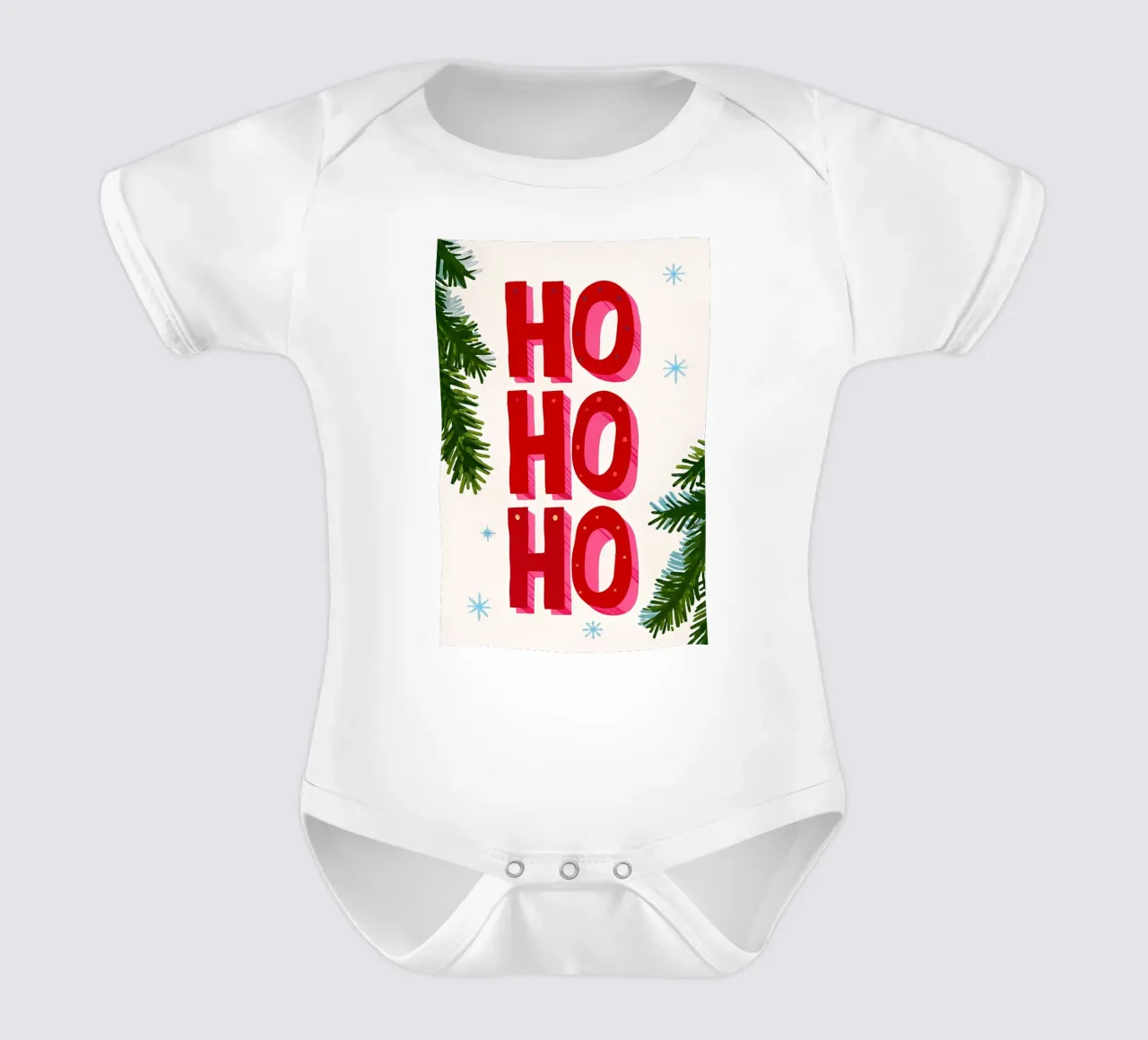 Feliz Navidad - Typo Print body de bebé de ChristmasMooodz