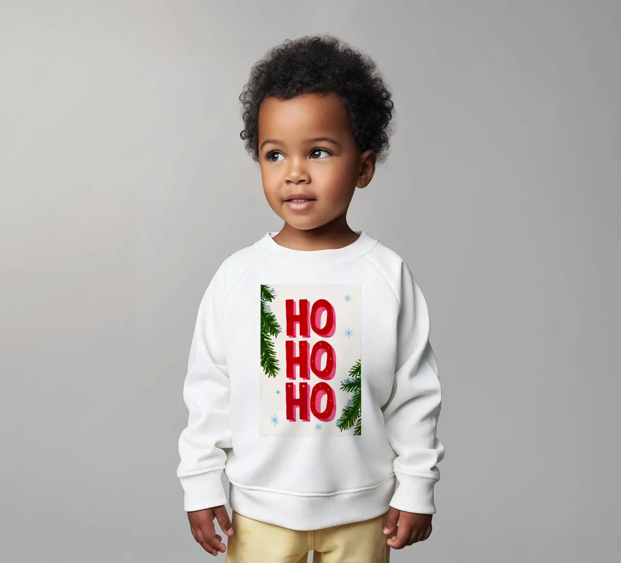 Feliz Navidad - Typo Print sudadera de bebé de ChristmasMooodz