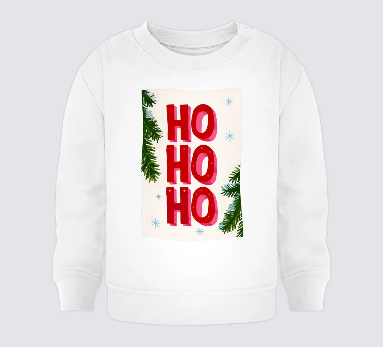 Feliz Navidad - Typo Print sudadera de bebé de ChristmasMooodz