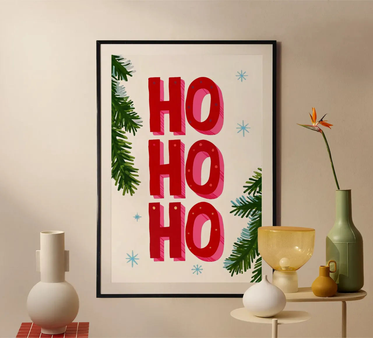 Feliz Navidad - Typo Print hahnemühle de ChristmasMooodz