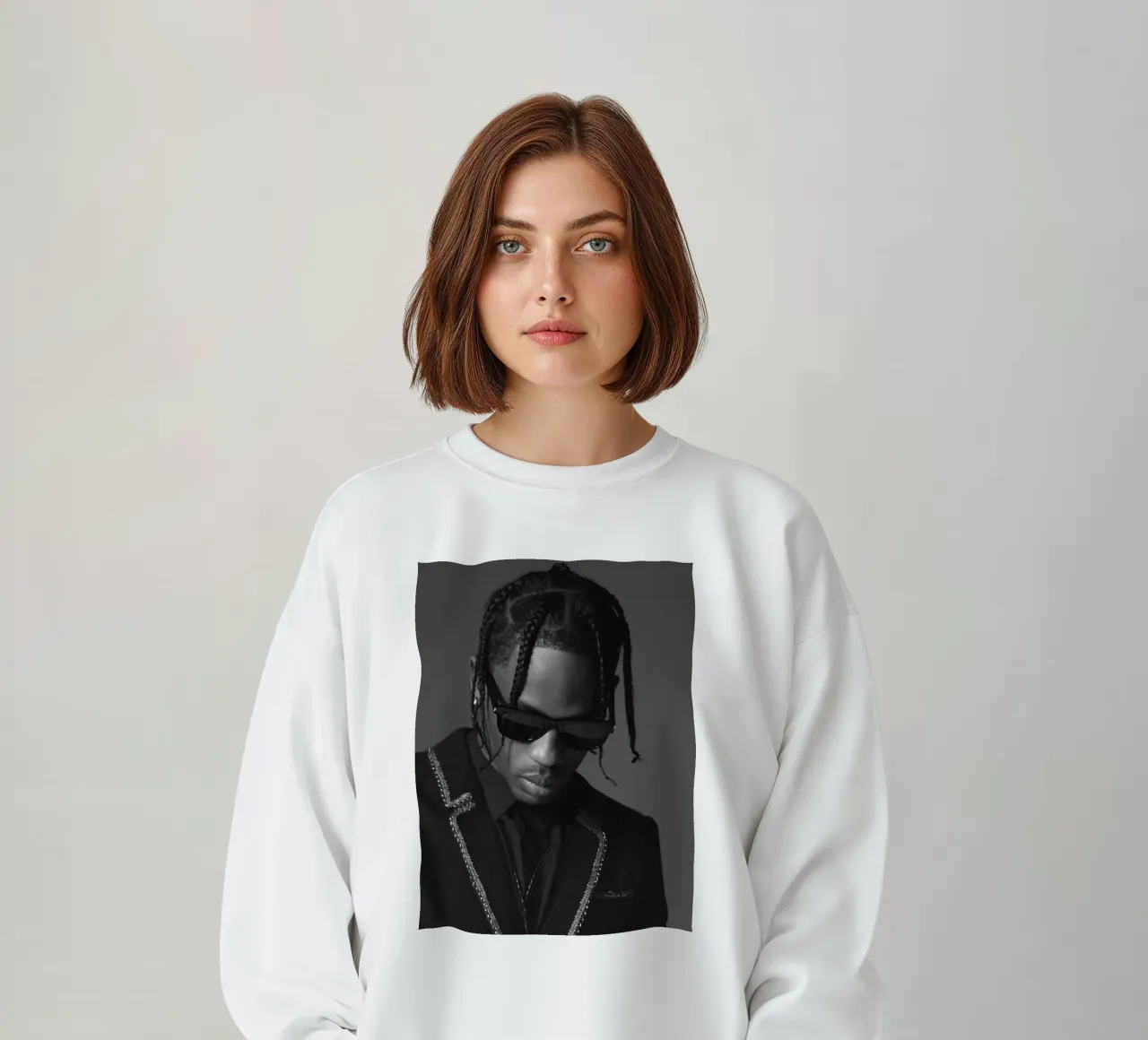 Black And White Formal Style From Travis Scott Poster felpa da IGOR G