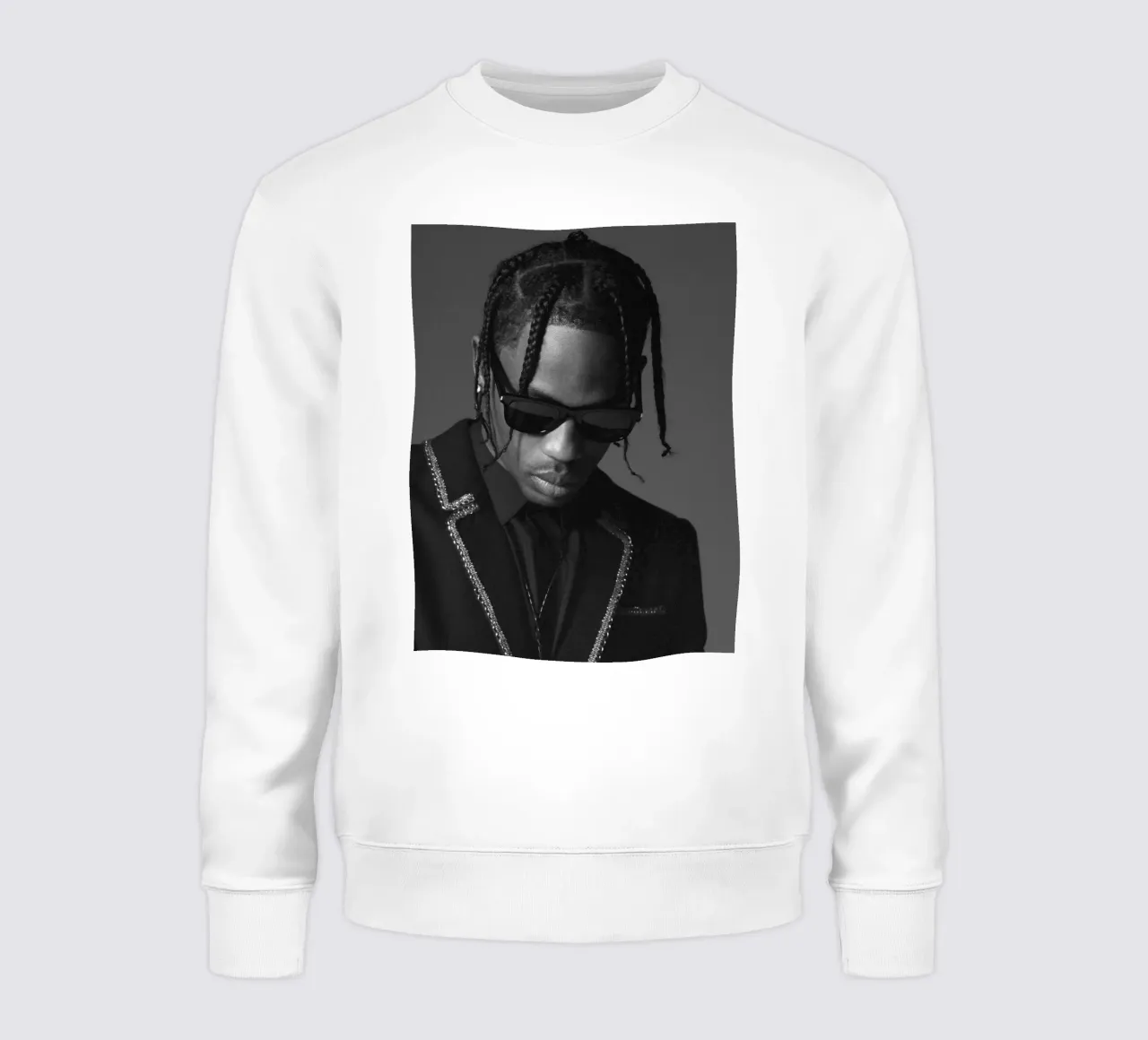 Black And White Formal Style From Travis Scott Poster felpa da IGOR G