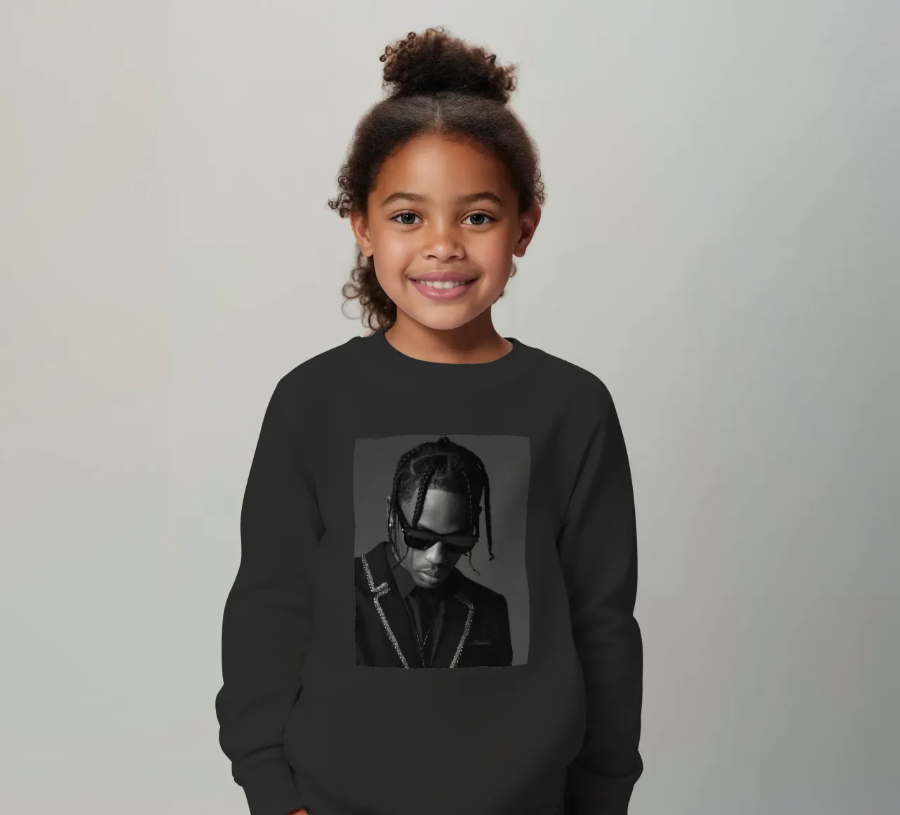 Black And White Formal Style From Travis Scott Poster felpa bambino da IGOR G