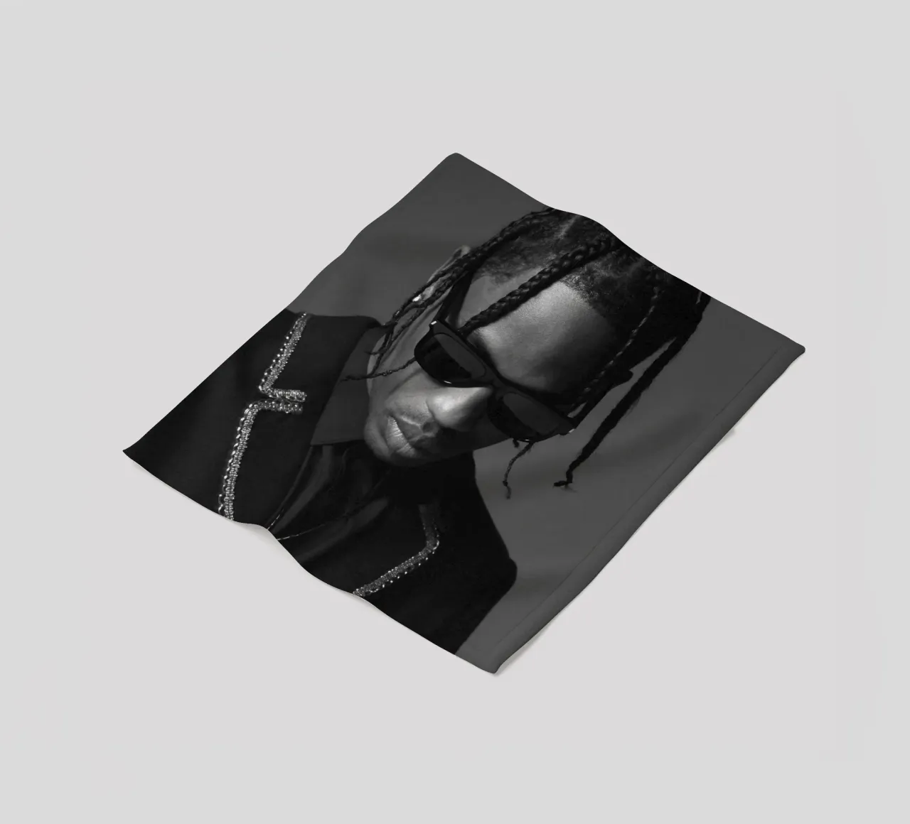 Black And White Formal Style From Travis Scott Poster coperta in pile da IGOR G