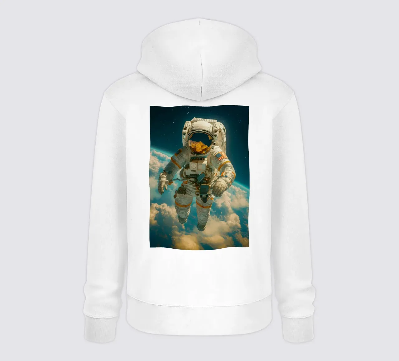 Astronauti nel cielo felpa con cappuccio da tamarind