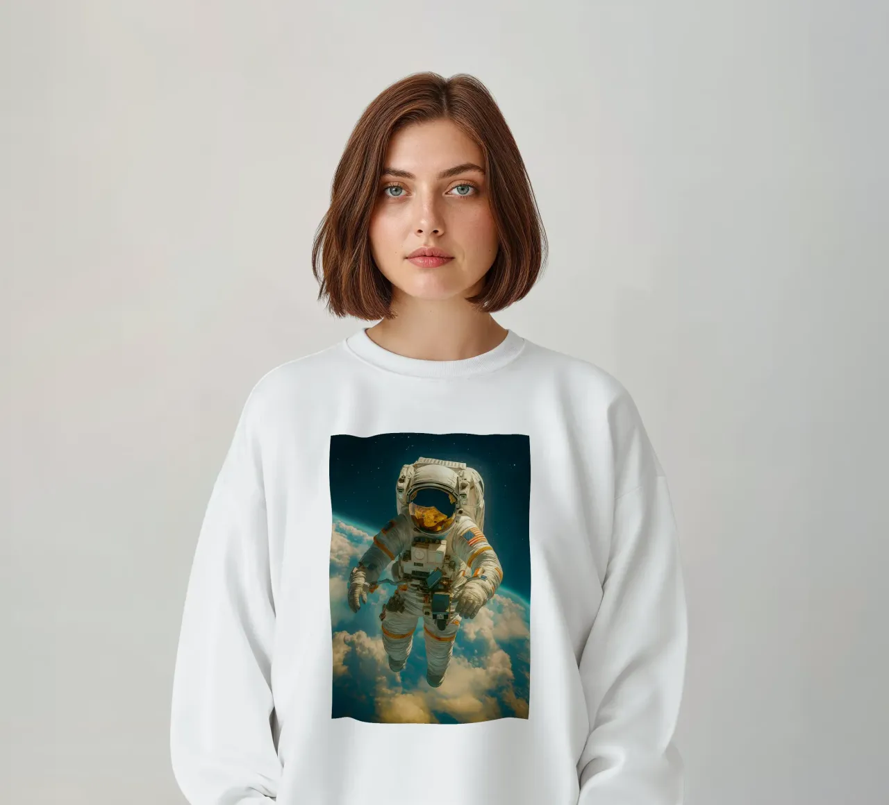 Astronauti nel cielo felpa da tamarind
