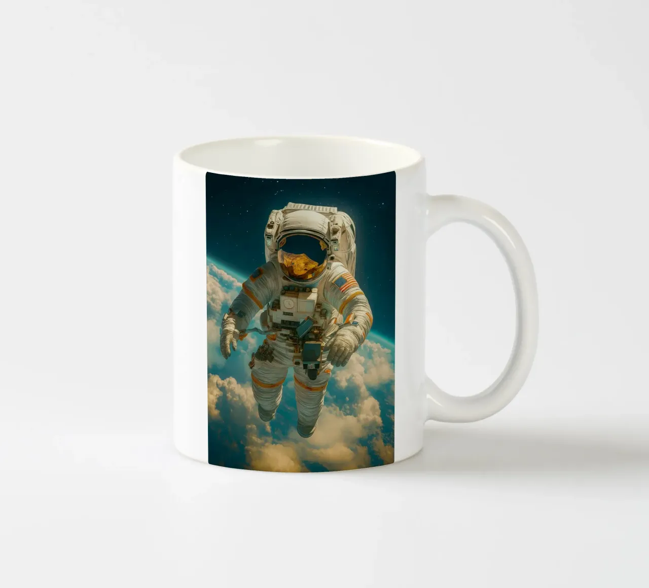 Astronauti nel cielo tazza in ceramica da tamarind