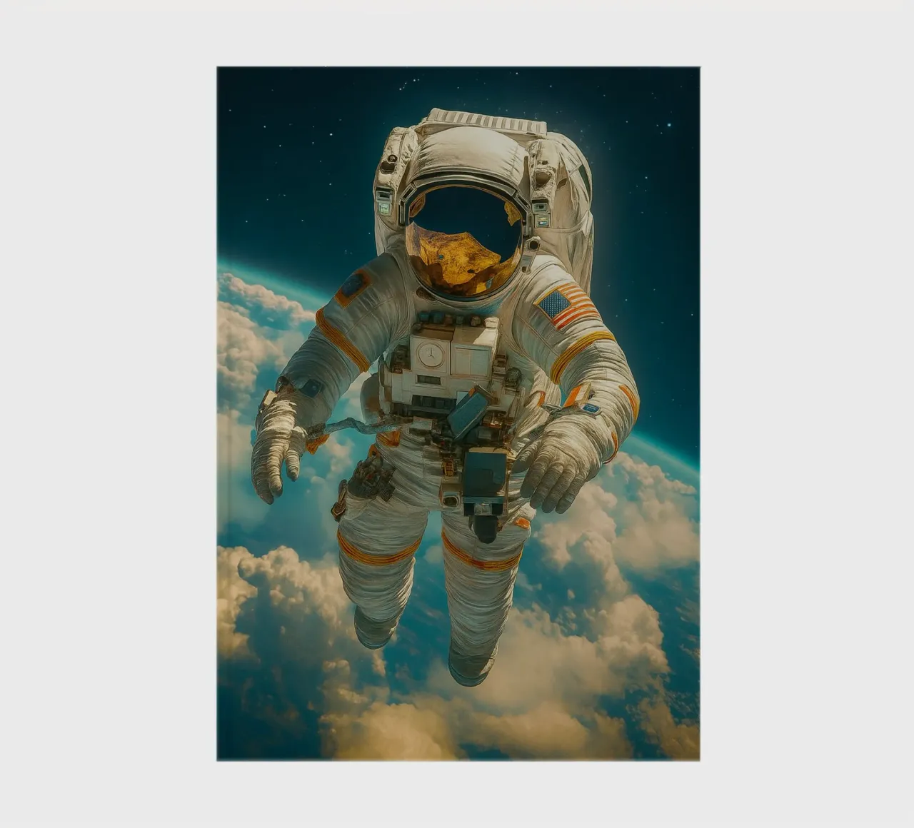 Astronout in the sky notebook by tamarind