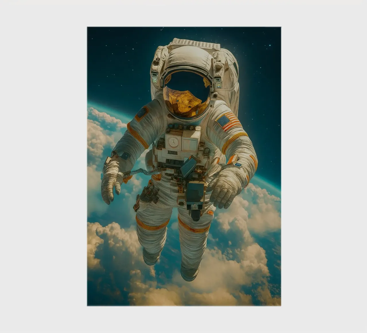 Astronout in the sky notebook by tamarind