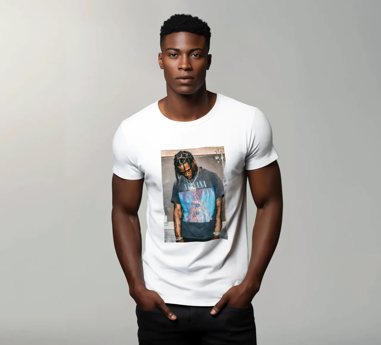 Handsome Travis Scott In Here t-shirt da IGOR G