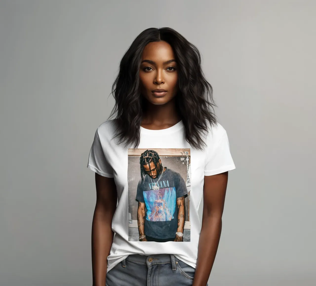 Handsome Travis Scott In Here t-shirt da donna da IGOR G
