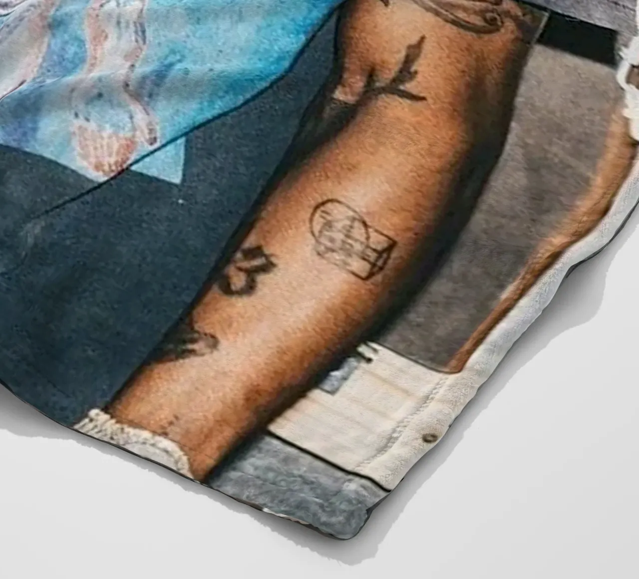 Handsome Travis Scott In Here coperta in pile da IGOR G