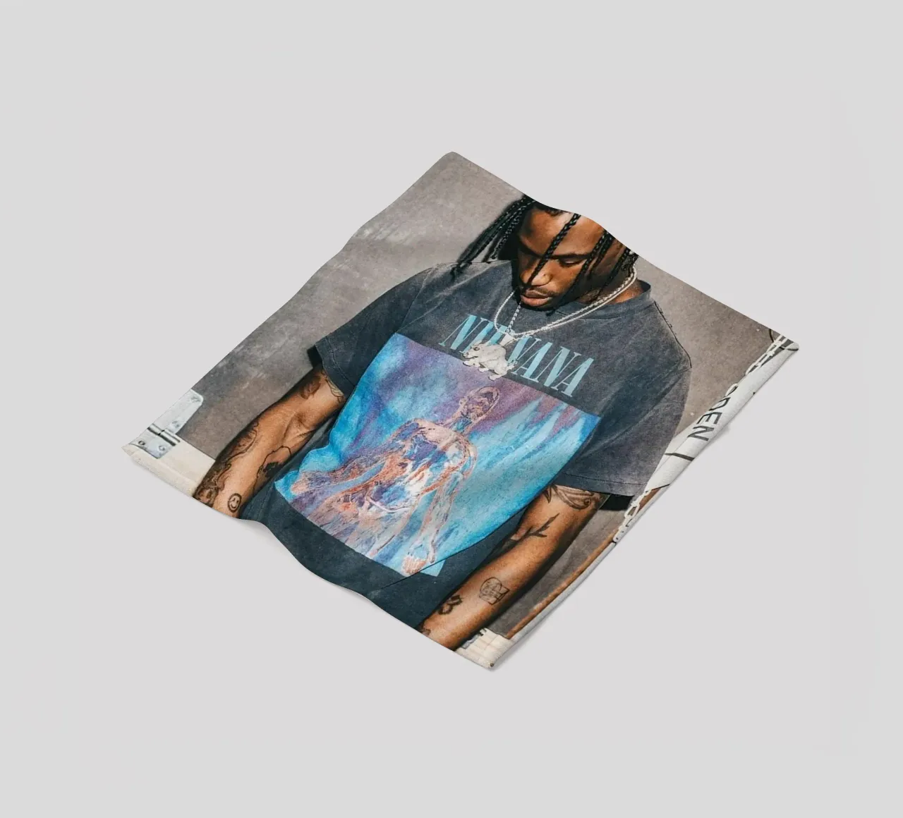 Handsome Travis Scott In Here coperta in pile da IGOR G