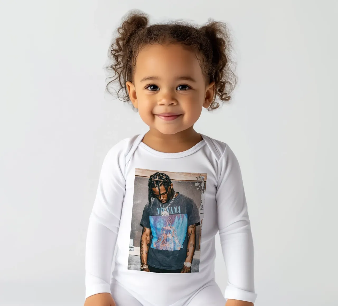 Handsome Travis Scott In Here body neonato maniche lunghe da IGOR G
