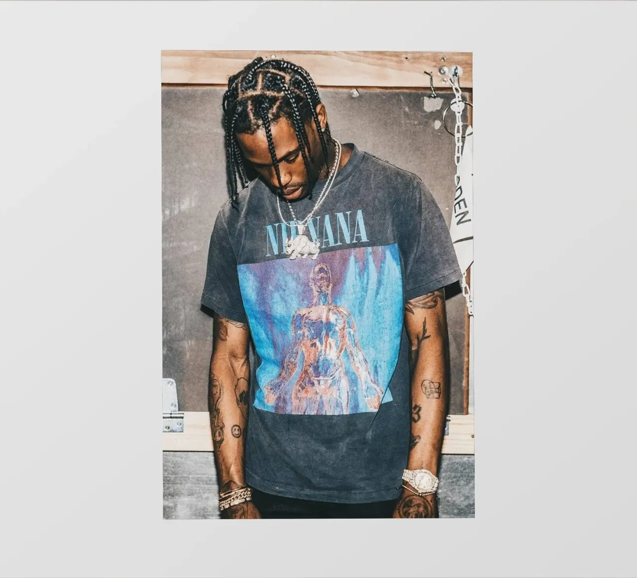 Handsome Travis Scott In Here lámina retroiluminada de IGOR G