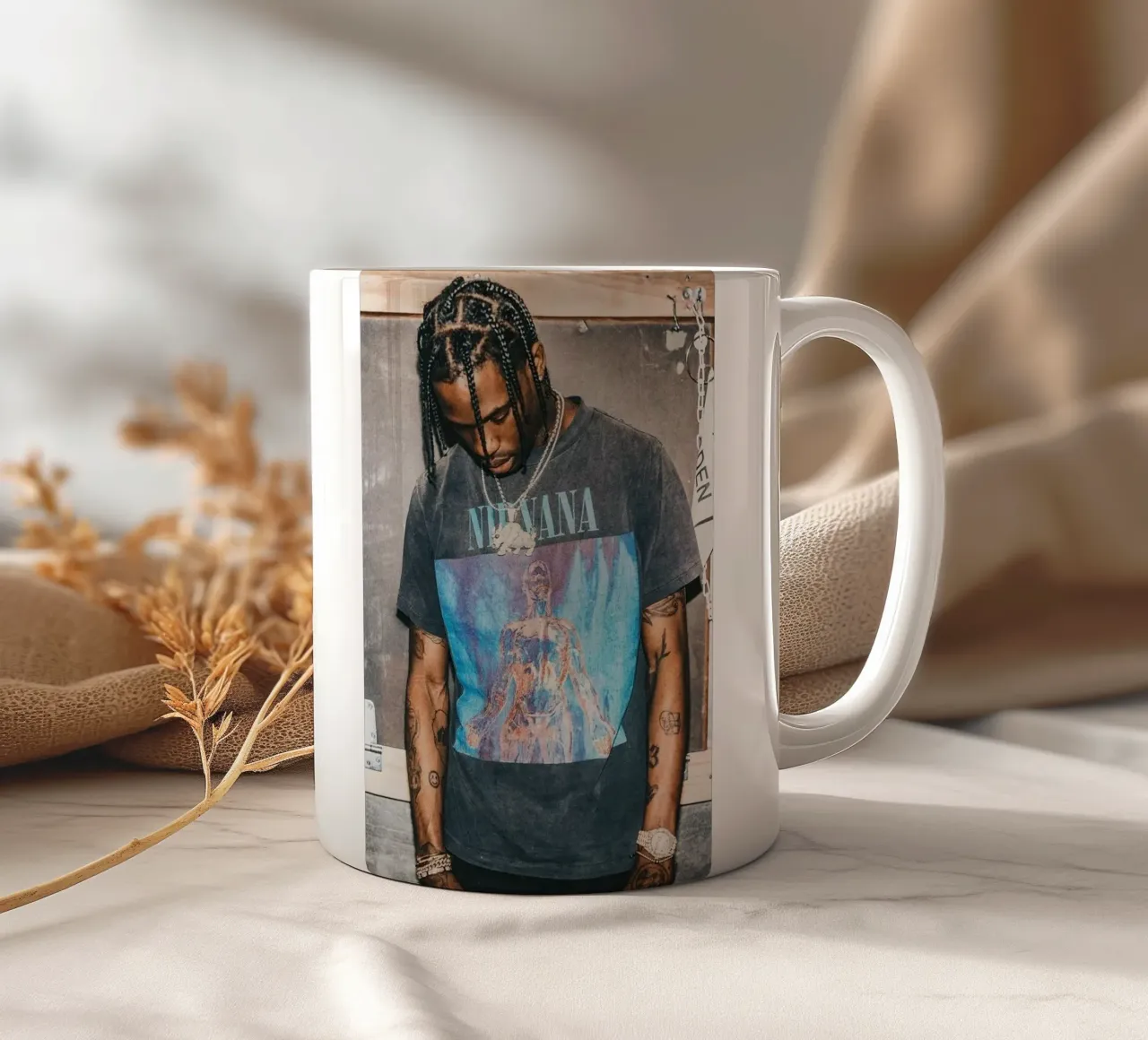 Handsome Travis Scott In Here tazza in ceramica da IGOR G