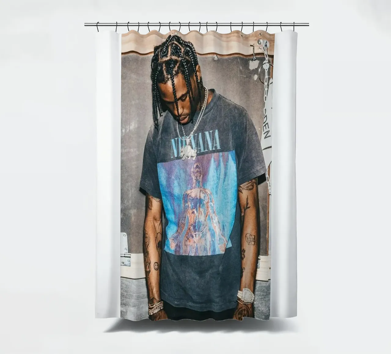 Handsome Travis Scott In Here tenda da doccia da IGOR G