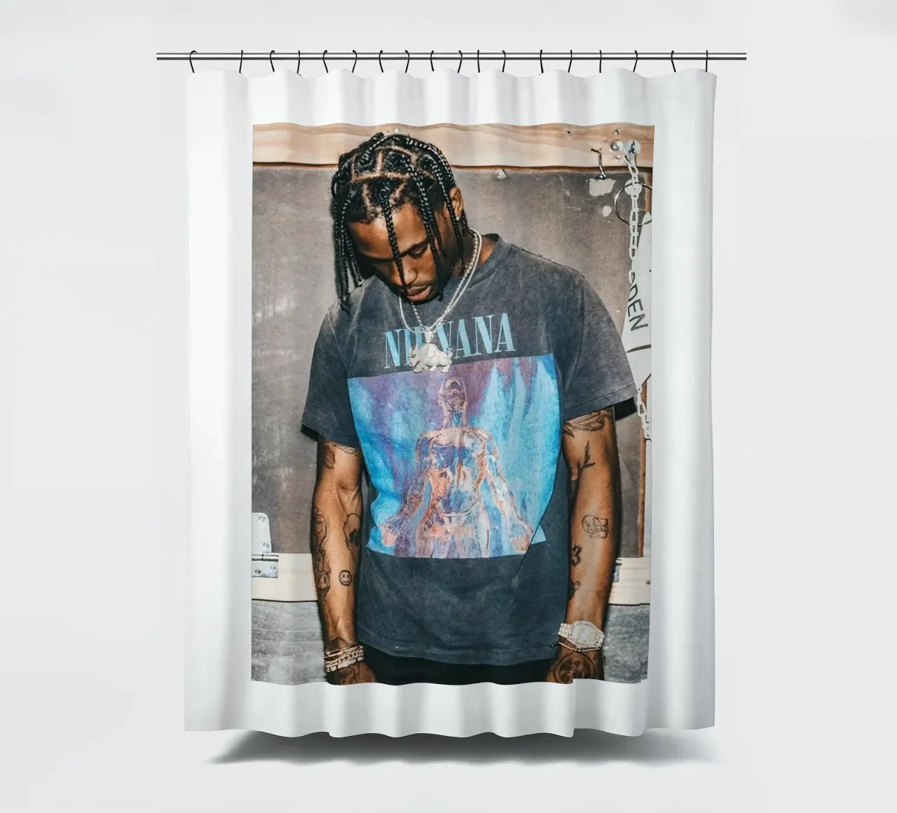 Handsome Travis Scott In Here tenda da doccia da IGOR G