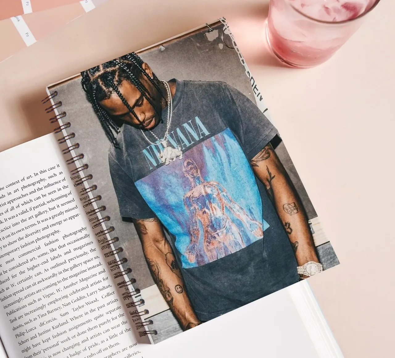 Handsome Travis Scott In Here diario ad anelli da IGOR G