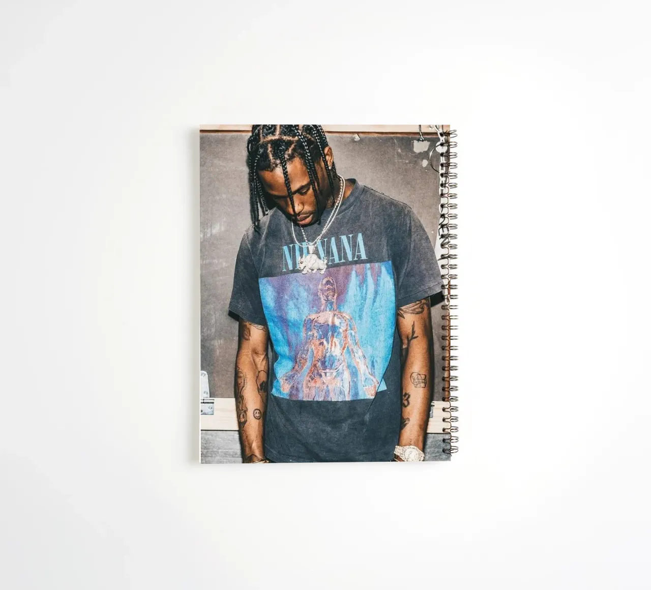 Handsome Travis Scott In Here diario ad anelli da IGOR G