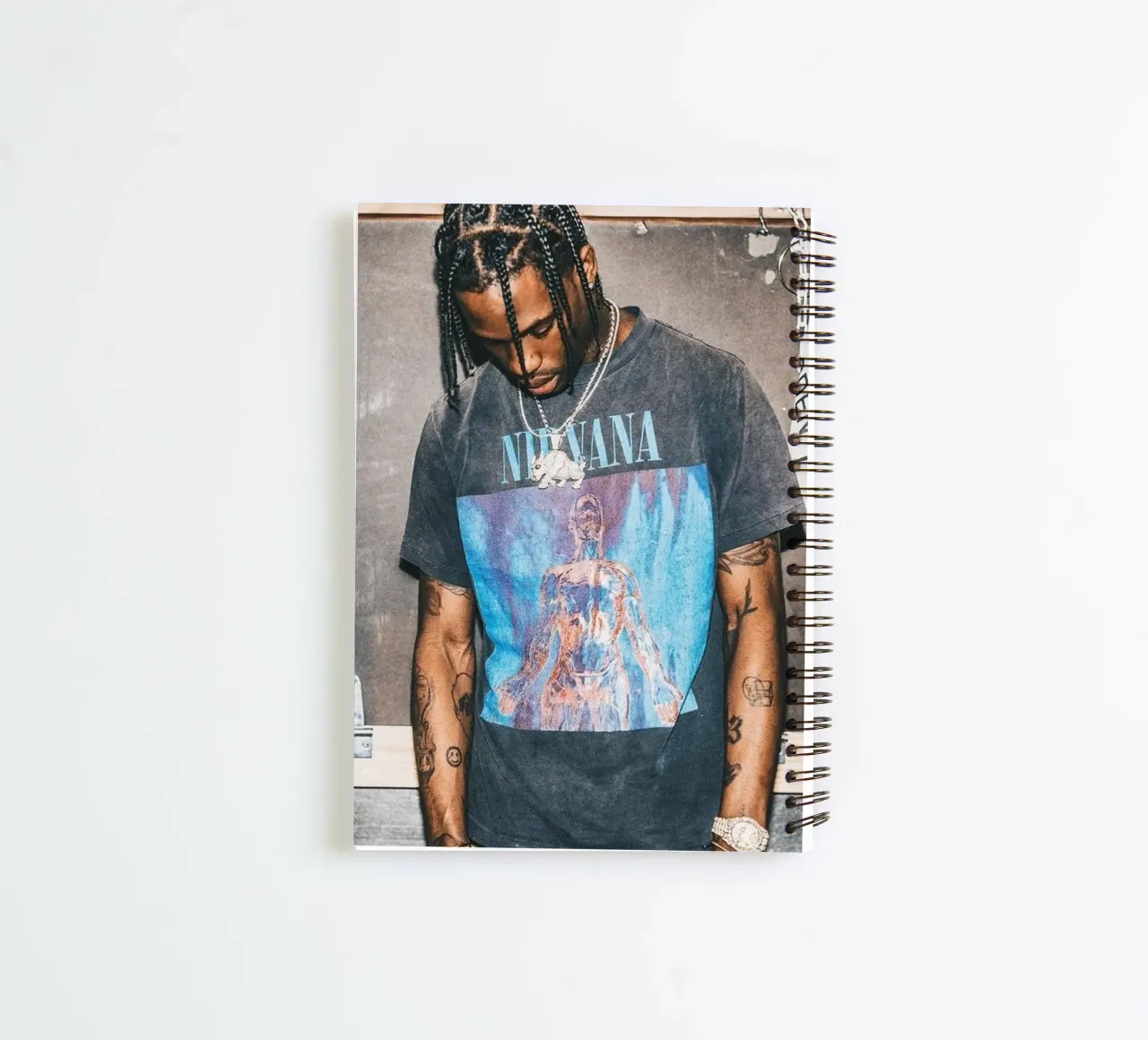 Handsome Travis Scott In Here diario ad anelli da IGOR G