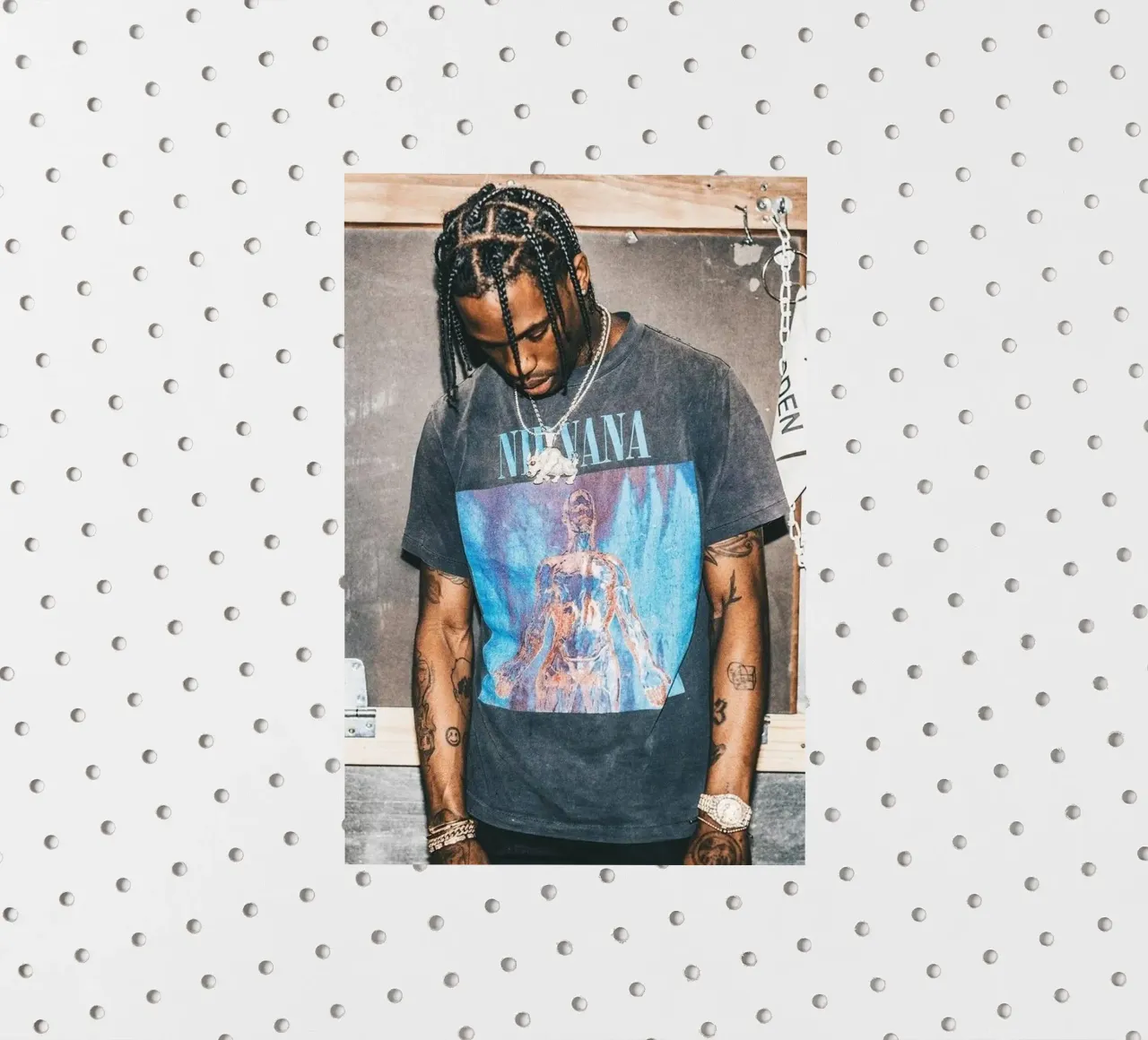 Handsome Travis Scott In Here adesivo da IGOR G