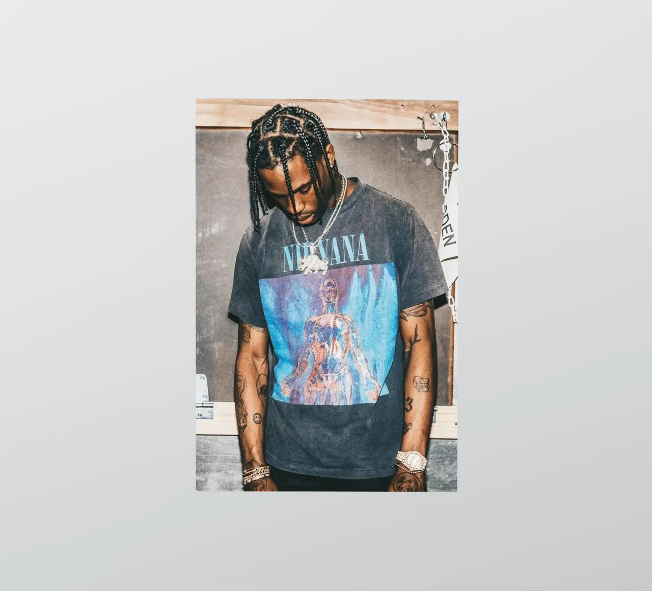 Handsome Travis Scott In Here adesivo da IGOR G