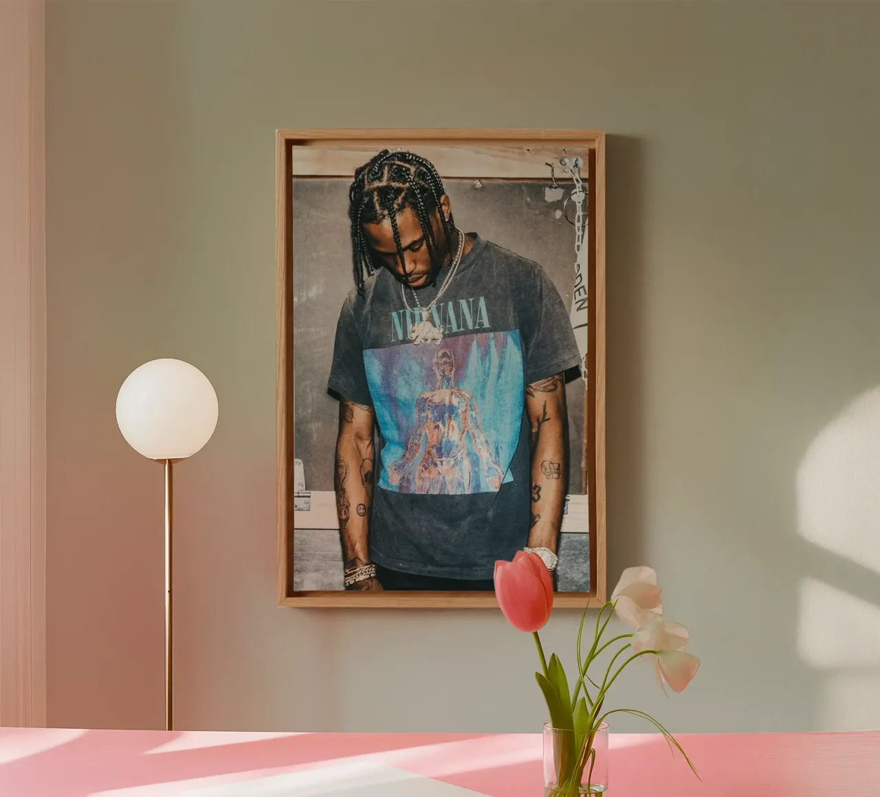 Handsome Travis Scott In Here tela da IGOR G