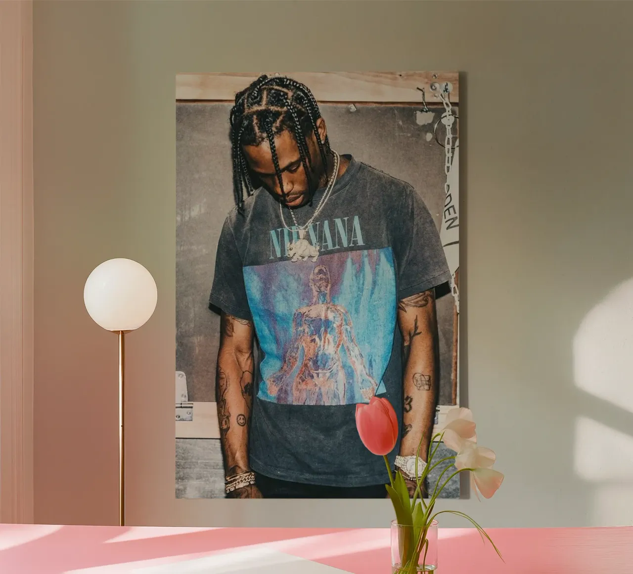 Handsome Travis Scott In Here tela da IGOR G