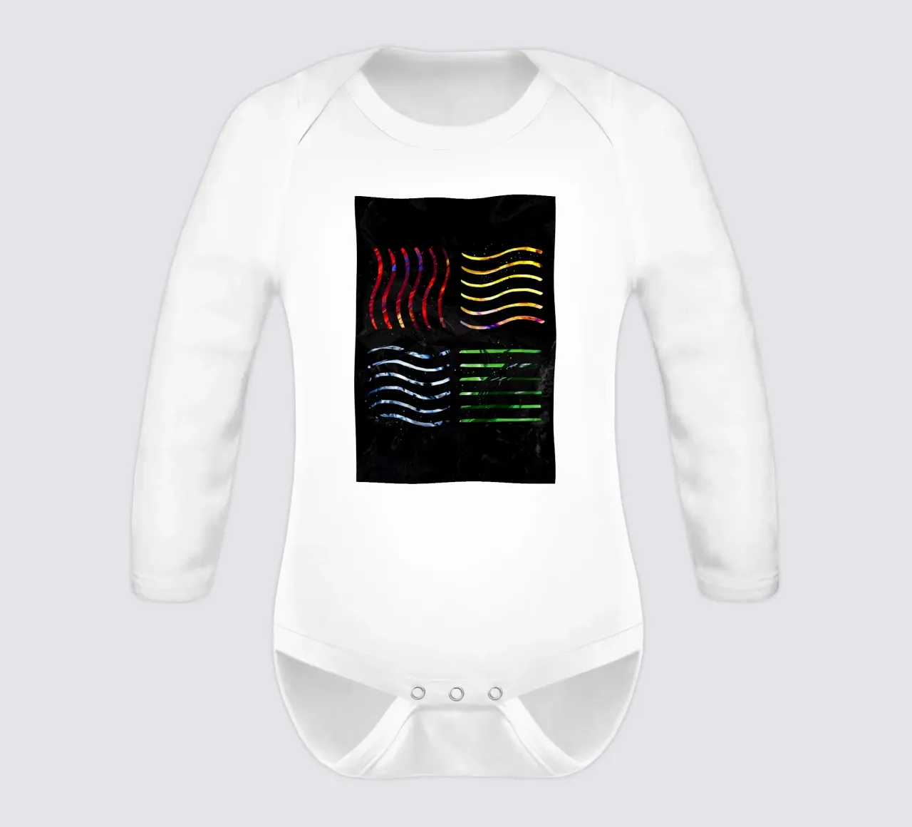 Fifth Element Symbols long-sleeve baby romper by nabakumov