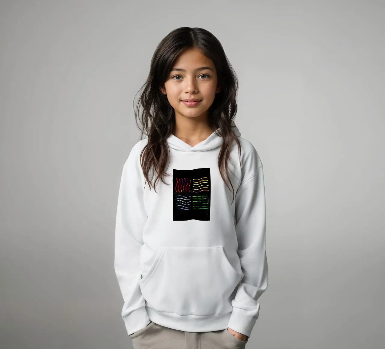 Fifth Element Symbols felpa bambino con cappuccio da nabakumov