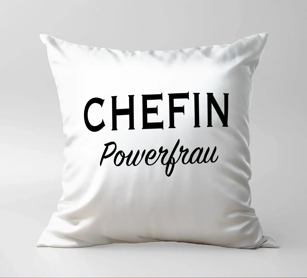 Chefin powerfrau testo II cuscino da gulsengunel