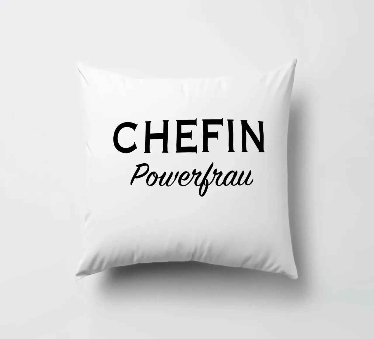Chefin powerfrau testo II cuscino da gulsengunel