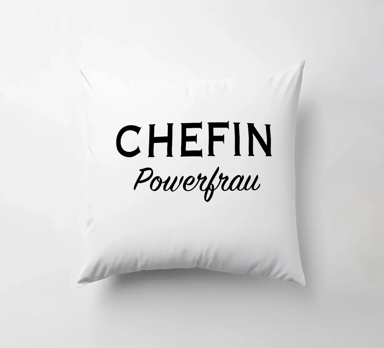 Chefin powerfrau testo II cuscino da gulsengunel