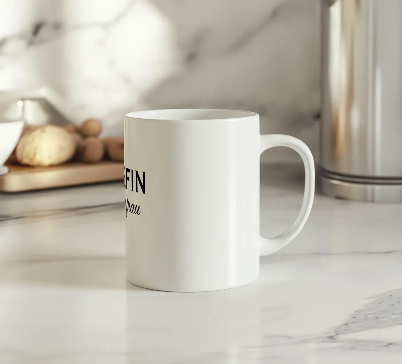 Chefin powerfrau testo II tazza in ceramica da gulsengunel