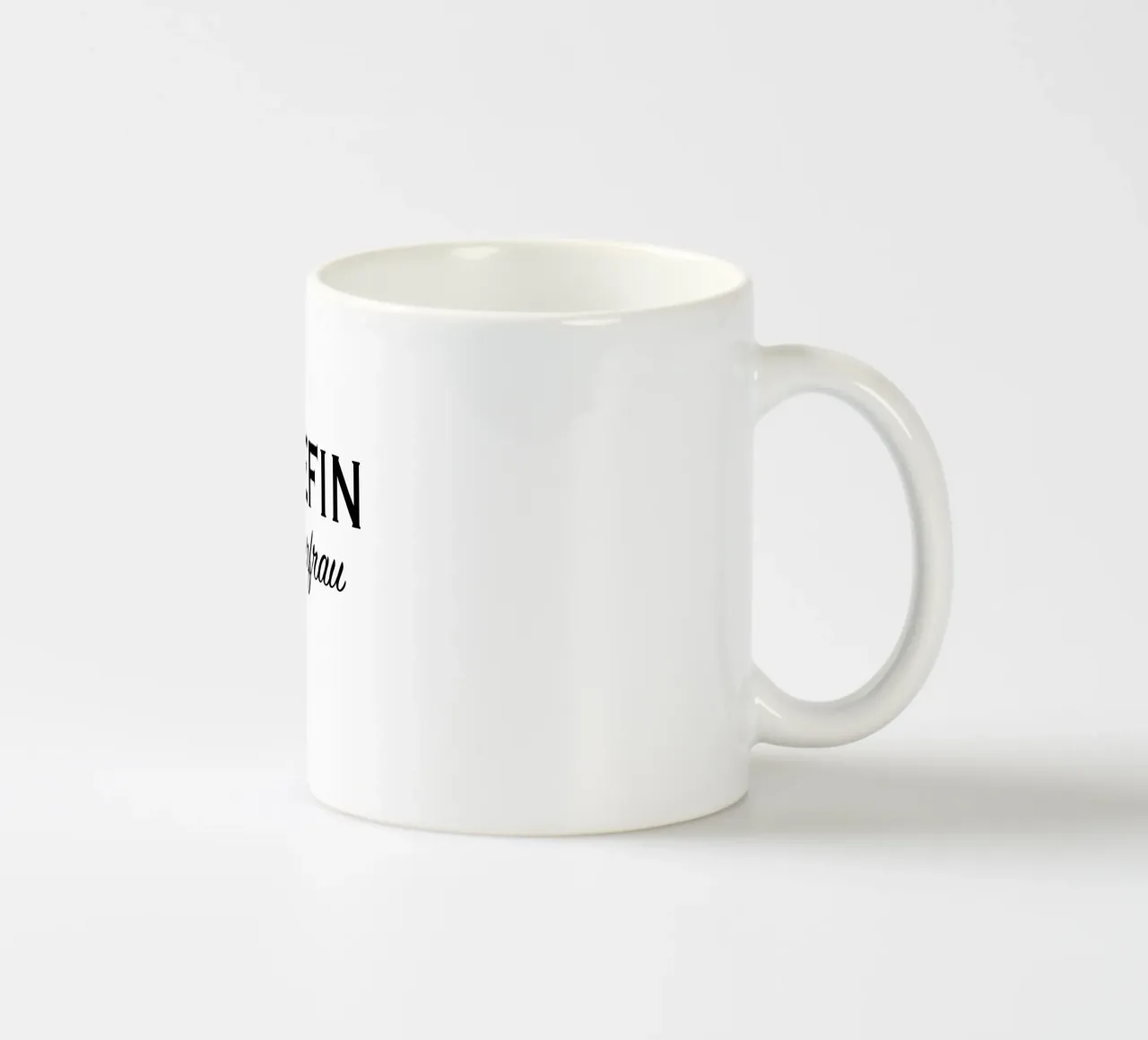 Chefin powerfrau testo II tazza in ceramica da gulsengunel