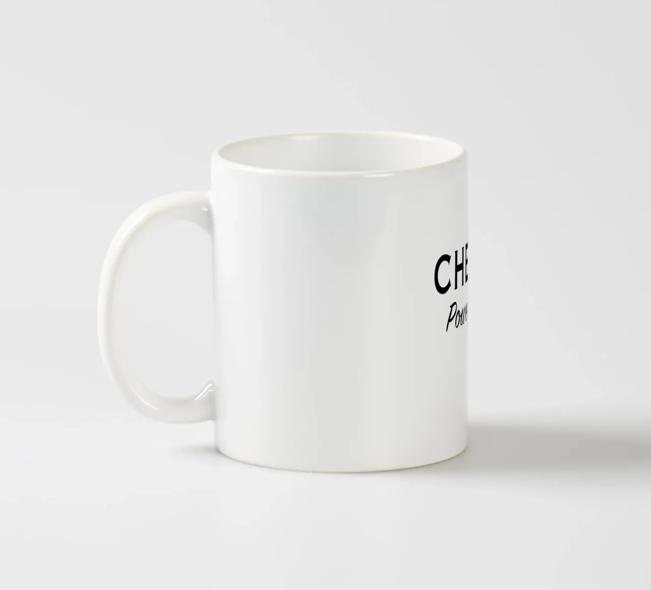 Chefin powerfrau testo II tazza in ceramica da gulsengunel