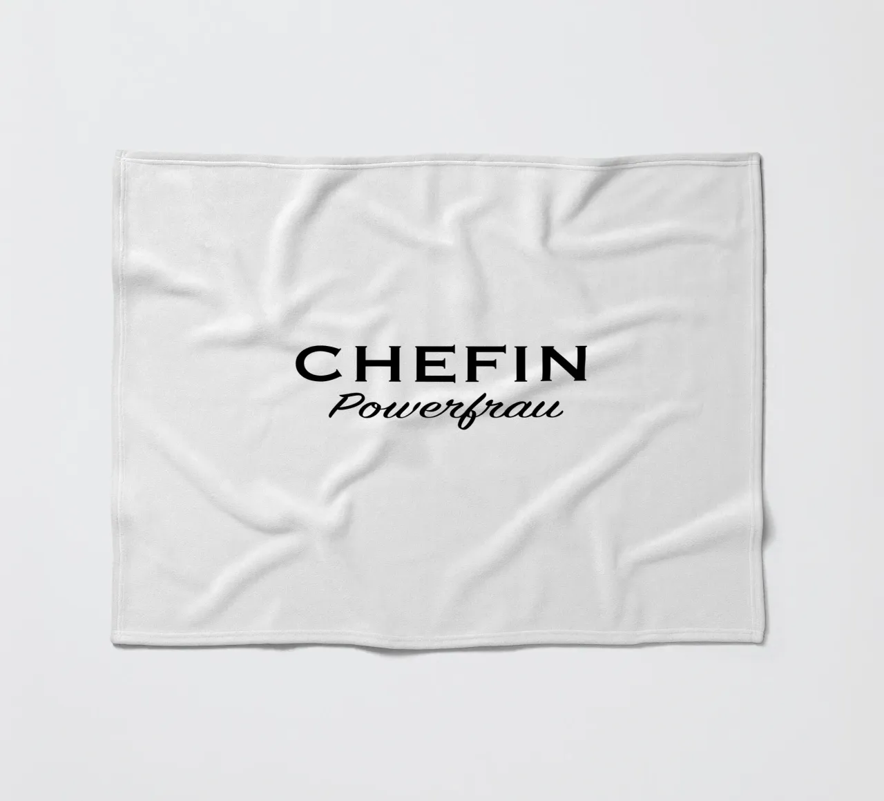 Chefin powerfrau testo II coperta in pile da gulsengunel