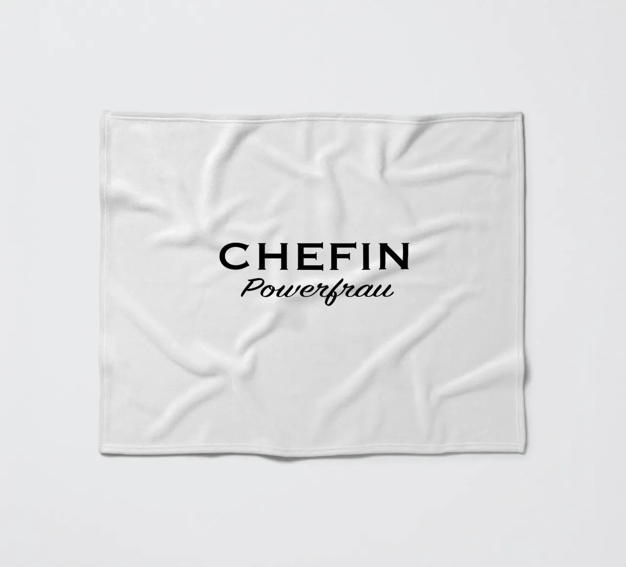 Chefin powerfrau testo II coperta in pile da gulsengunel