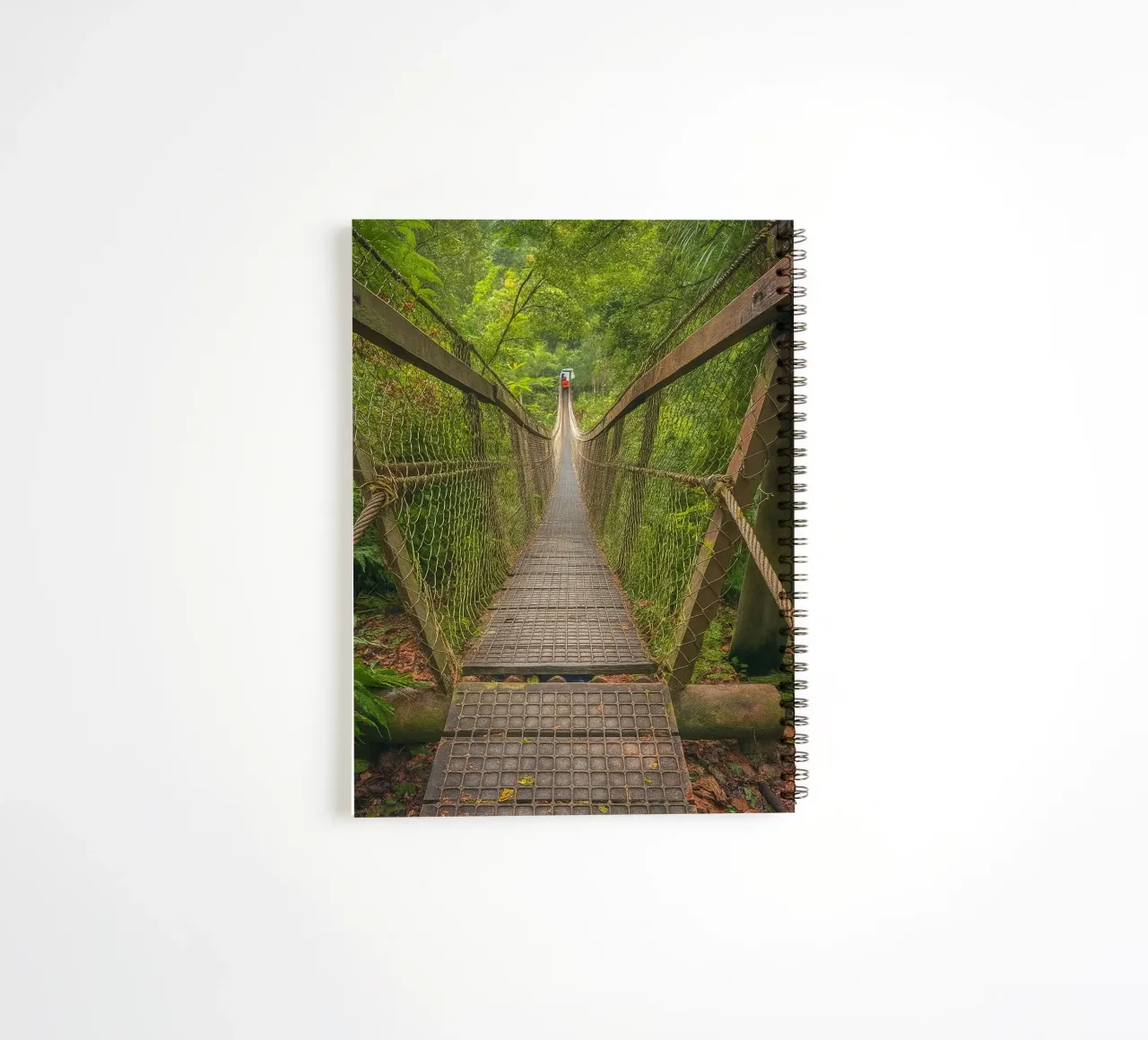 bridge at the forrest spiral notebook by tamarind