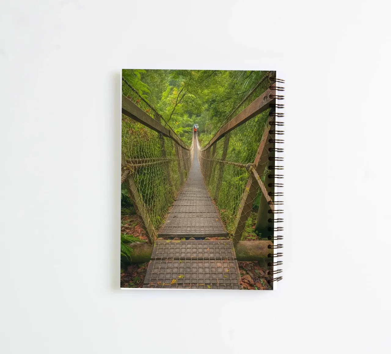 bridge at the forrest spiral notebook by tamarind