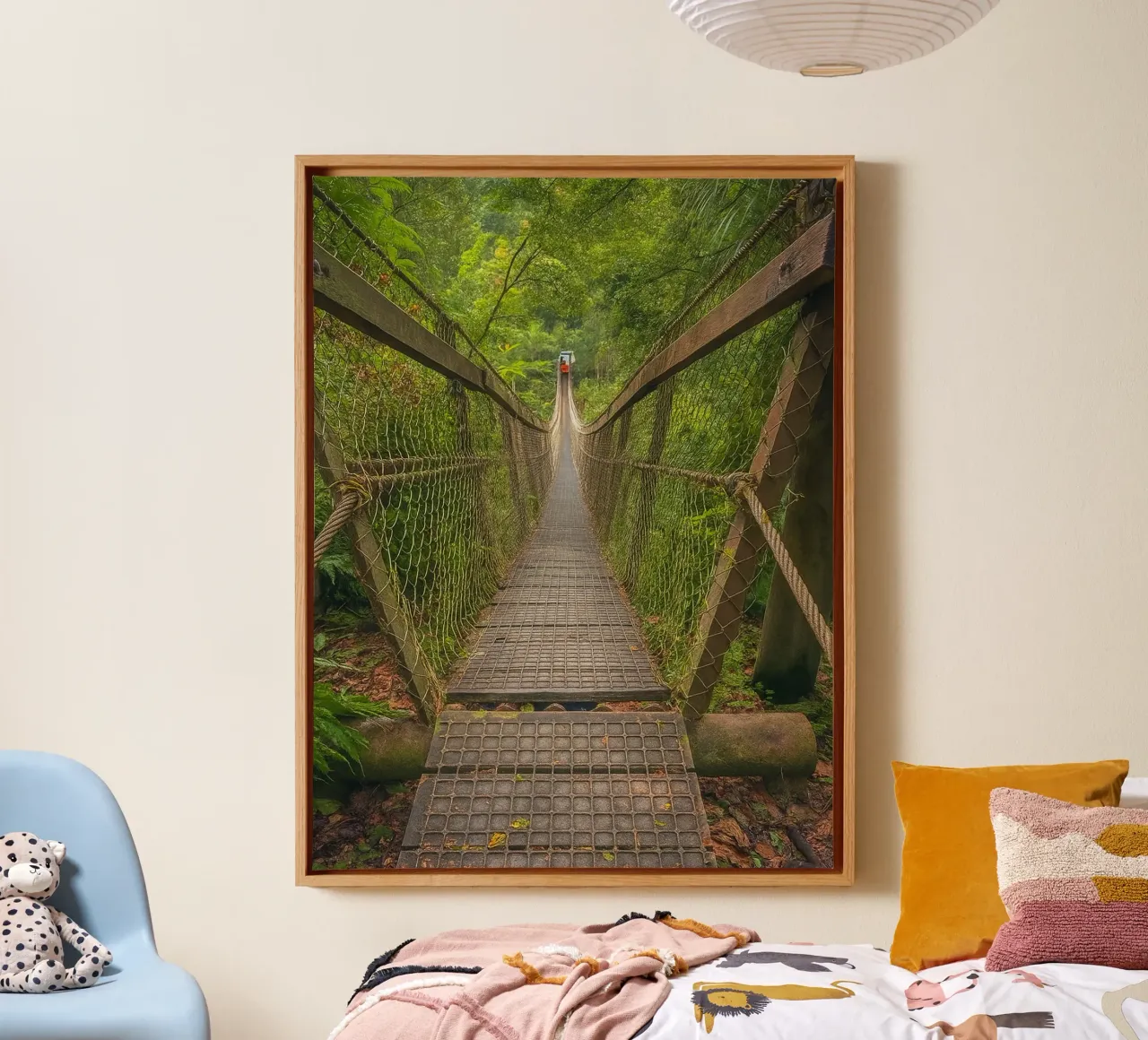 bridge at the forrest canvas by tamarind