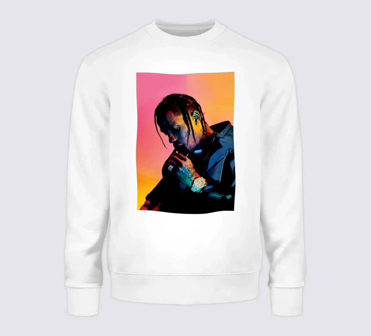 Tatto STyle Travis Scott Poster felpa da IGOR G