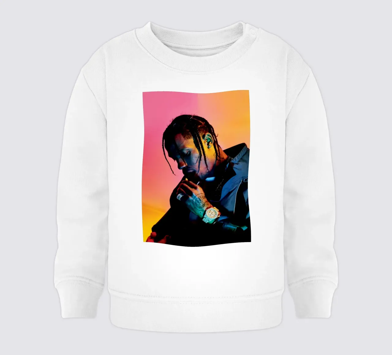Tatto STyle Travis Scott Poster felpa neonato da IGOR G