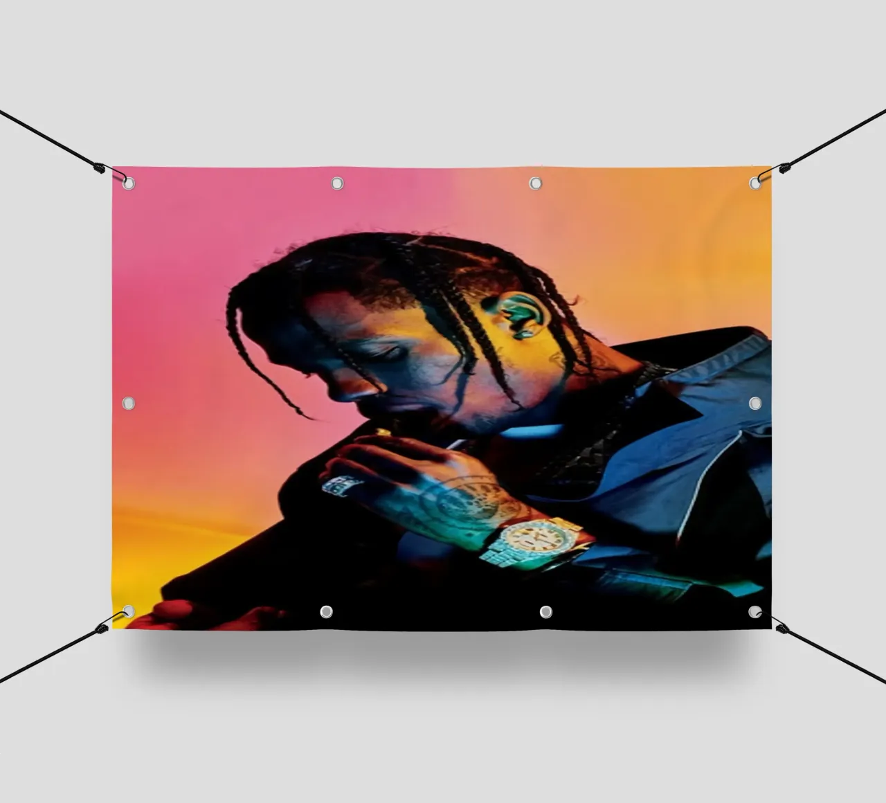 Tatto STyle Travis Scott Poster telo in pvc da IGOR G