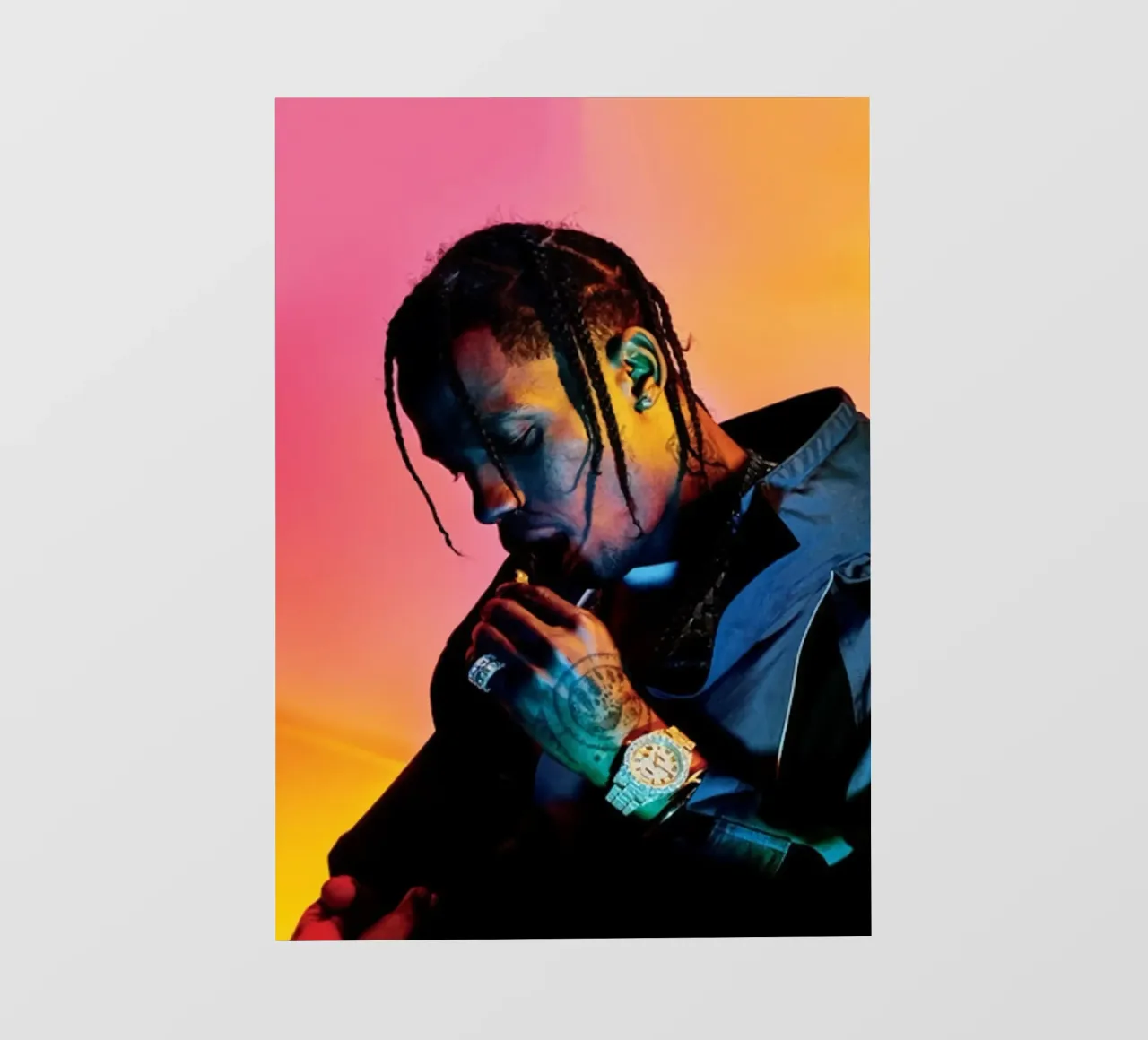 Tatto STyle Travis Scott Poster telo in pvc da IGOR G